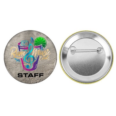 2.25" Round Pin Back Button