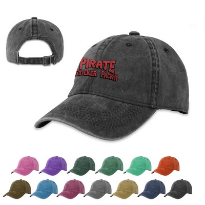 Unstructured Pigment Dyed Dad Cap