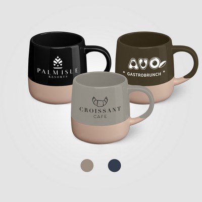 Atlas Ceramic Color Block Mug - 15 oz. - Silkscreen